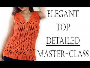 Crochet Summer Top Detailed Tutorial