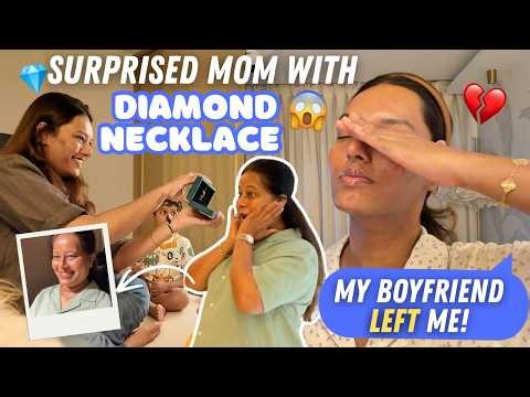 My Boyfriend LEFT ME 💔 SURPRISED MOM with Diamond Necklace 💎 #HustleWSar