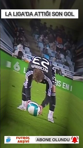 David Beckham – His Final La Liga Goal! Iconic Free Kick 🔥