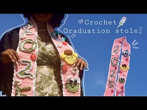 Process of creating my own graduation stole in 3 weeks!!! + mini tutorial and links