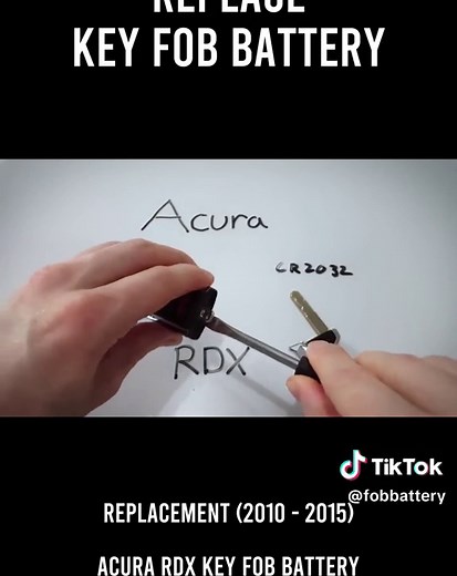 Acura RDX Key Fob Battery Replacement (2010 - 2015) #auto #howto #battery #carfob #keyfob #acurardx #acura #diyrepair #carservice #carmaintenance