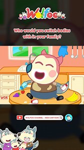 59K views · 542 reactions | Body Swap Challenge with Wolfoo Family #wolfoo #learnwithWolfoo #cartoonforkids #educational #WolfooAFriendForEveryFamily | Wolfoo Kids Cartoon | Facebook
