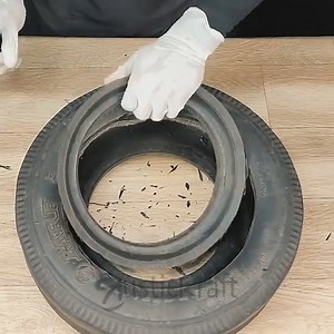 Old tires may be reused and recycled in creative ways. ♻️ #tires #reuse #recycle | RusticKraft