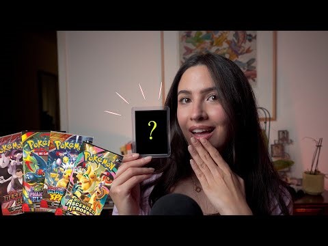 ASMR - My First Pokémon Pack Opening (Whispering, Card Tapping)
