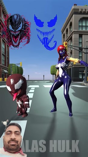 Spider-Man and Hulk competition the powerful #shorts #viralvideo #shortsvideo #shortsfeed #cartoon