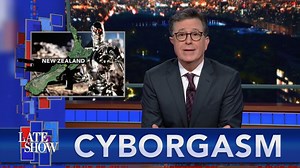 In this edition of “Cyborgasm,” Stephen Colbert examines the U.S. military’s decision to test robotic tanks while New Zealand urges the world to ban the deployment of killer robots. | The Late Show with Stephen Colbert