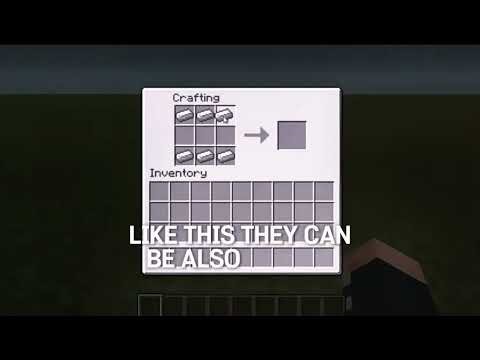 how to make iron bars in minecraft