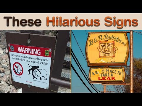 These Hilarious Signs That Make Everyday Life Way More Entertaining || Sign Hub