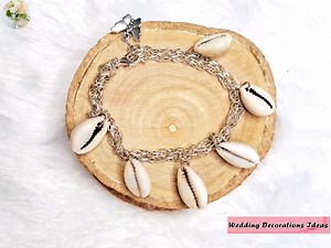 How to Make Unique Cowrie Bridal Bracelet | Wedding Decoration Ideas