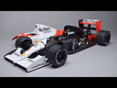 Building Senna's MP4/6 Full Build McLaren Fujimi 1/20 F1 Scale Model