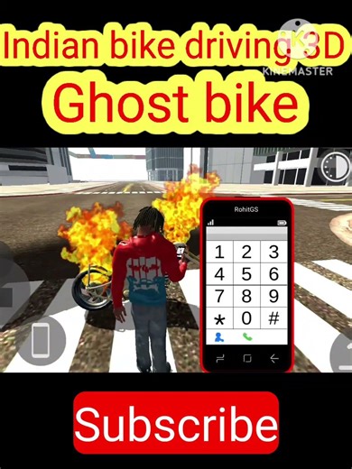 Indian bike driving 3D Ghost Rider bike cheat code #indianbikedriving3d #story #gaming