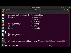 C connection to MongoDB