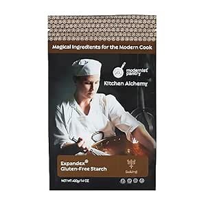 Improved Expandex GF Tapioca Starch - 400g/14oz ⊘ Non-GMO Gluten-Free Vegan OU Kosher Certified (Perfect for Gluten-Free Baking)