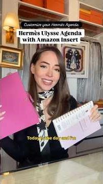 Customize an Hermès Agenda with Amazon Inserts