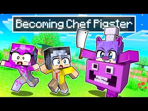 Transformed To CHEF PIGSTER in Minecraft!