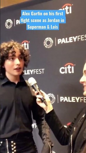 Alex Garfin talks about his first Superman & Lois fight scene as Jordan Kent