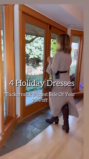 Tuckernuck’s biggest sale of the year is here — 25% off almost everything with code SHOWTIME. ✨ I’m wearing 4 holiday dresses that are festive and flattering for the season. Comment shop for these dresses and other Tuckernuck favorites on sale from my LTK ⬇ https://liketk.it/5AXp6 #styleover50 #styleover60 #petitestyle #holidaystyle | Sandy Koszarek