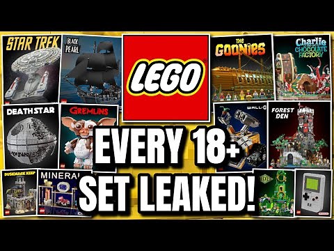 EVERY Lego 18+ Set LEAKED! (30+ NEW SETS!)