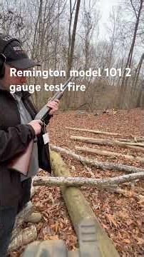 Remington model 10 test fire 12 gauge