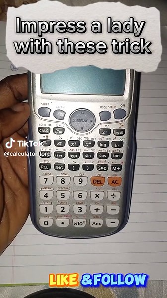 How to impress a lady using the calculator #calculator #calculatortips #fyp #fypシ #fypシ゚viral