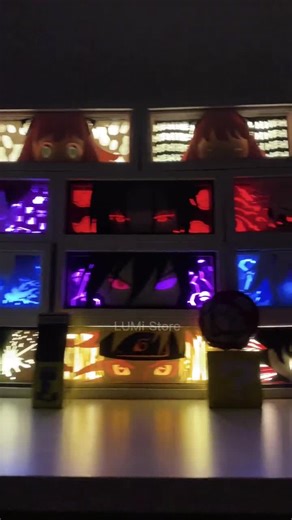 Anime Lightbox | Anime Inspired Night Light | Anime Inspired LED Light Box | Anime Gifts - Etsy