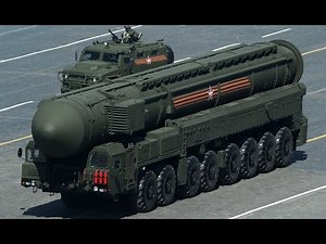 Russian Military Trucks carrying missiles in Training exercise