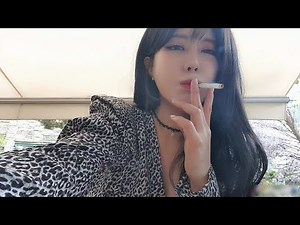 Cute girl smoking 24