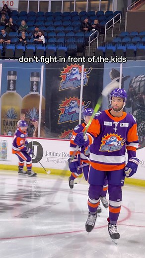 116K views · 481 reactions | He did it…  #ThrowbackThursday to our School Day Game when the kids screamed louder for fights than they did goals  | Orlando Solar Bears | Facebook