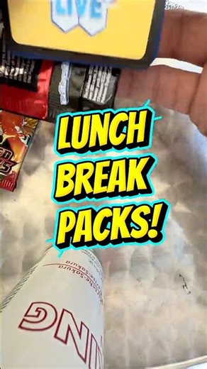 Challange Lunch Break Packs! Nr. 2🥶#fyp #pokemoncards #pokemontcg #packopening #pokémonpulls