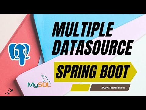 Spring Boot: Connect Multiple Data Sources with PostgreSQL & MySQL [2024]