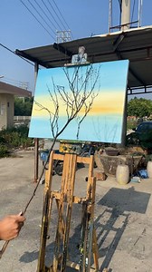 184K views · 9.1K reactions | Steps for Creating a Painting with Tree...
