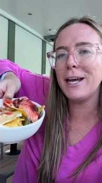 Who you try salmon nachos?? Tbh they were fire #cruiseship #cruiseshipfood #cruiseshipbuffet