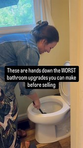 Stop. Before you drop another dime on that bathroom glow-up. 🚿 Some upgrades feel fancy… but they flush your resale value down the drain. Here are the worst bathroom blunders that can scare off buyers: 1. Spa-level luxury – Heated floors, bidets, and waterfall showers sound dreamy… until buyers see the price tag. 2. DIY tile jobs – If your grout lines look like a toddler’s scribble, it’s a no-go. 3. Starter home, luxury bath – A $12K bathroom in a $180K home? That math ain’t mathin’. 4. Black f