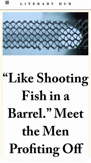 Elizabeth Chamblee Burch on Instagram: "A call center. A script. A system designed to terrify women and treat them like cash machines. Today, @literaryhub published Fish in a Barrel, an excerpt from THE PAIN BROKERS that shows how women who could be your mother, your friend, or you were sucked into a legal and medical machine built to extract value, not deliver care or justice. Thanks so much to @literaryhub, @onesignalpub, @atrianonfiction & @simonandschuster for making this piece free and acce