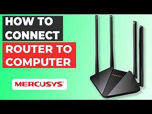 How to Connect MERCUSYS Router to a Computer with Ethernet