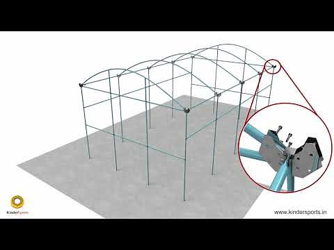 Construction & Layout of Multi Purpose Sports Arena | Indoor Sports Hall & Complex for School