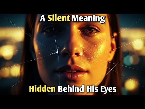 A Silent Meaning Hidden Behind His Eyes | Eye Contact Psychology