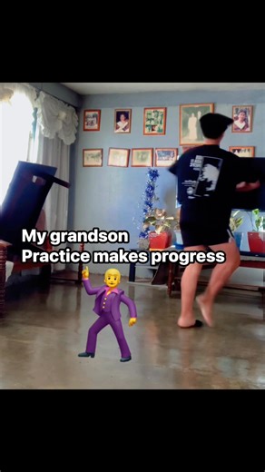 1.6K views · 130 reactions | Flexing my grandson.Practice with purpose is the key to progress. #dance #grandson #progress | Adiwang Helen Bugaoen | Facebook