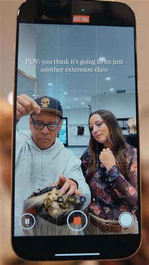 Invisible Bead Extensions® | IBE® on Instagram: "You thought you were walking into just another extension class… What you found was an experience built to sharpen your technique, enhance your skills, and change how you approach extensions behind the chair. This is education with intention. This is the IBE® Education Center. ✨ If you haven’t booked your class for 2026 yet don’t wait any longer! With two options to choose from (Beyond Certification and Tech Intensive) we have a class for everyone.