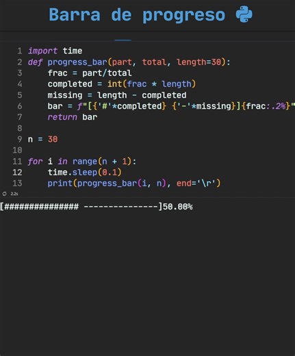 Creación de Barra de Progreso en Python sin Librerías | Aprende a Programar