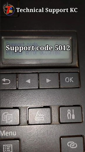 Support Code 5012 Canon Printer