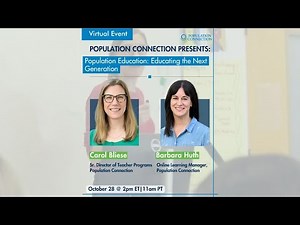 Population Education: Educating the Next Generation