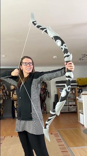 My finished PVC cosplay bow! 🏹 #diycrafts #archery
