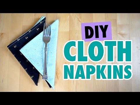 Cute DIY Cloth Napkins - HGTV Handmade