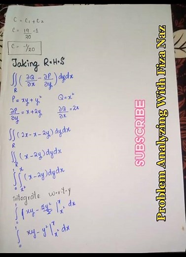 Verify Green's Theorem Example | Greens Theorem Proof