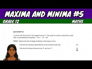 Maxima and Minima #5 | Grade 12 Maths