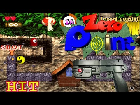 Zero Point + Aimtrak Light Gun (no crosshair) | Arcade Longplay