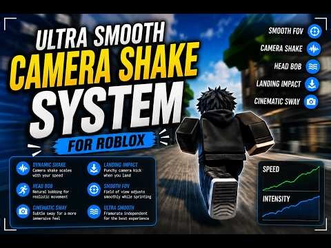 🎥🔥 [Free] Ultra Smooth Camera Shake System For Roblox Studio 🚀🎮