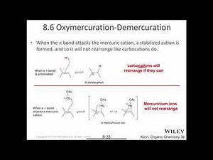 8.6 Oxymercuration-Demercuration