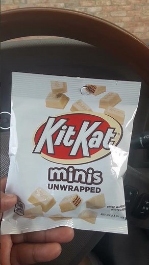 KIT KAT WHITE CREME MINIS UNWRAPPED REVIEW